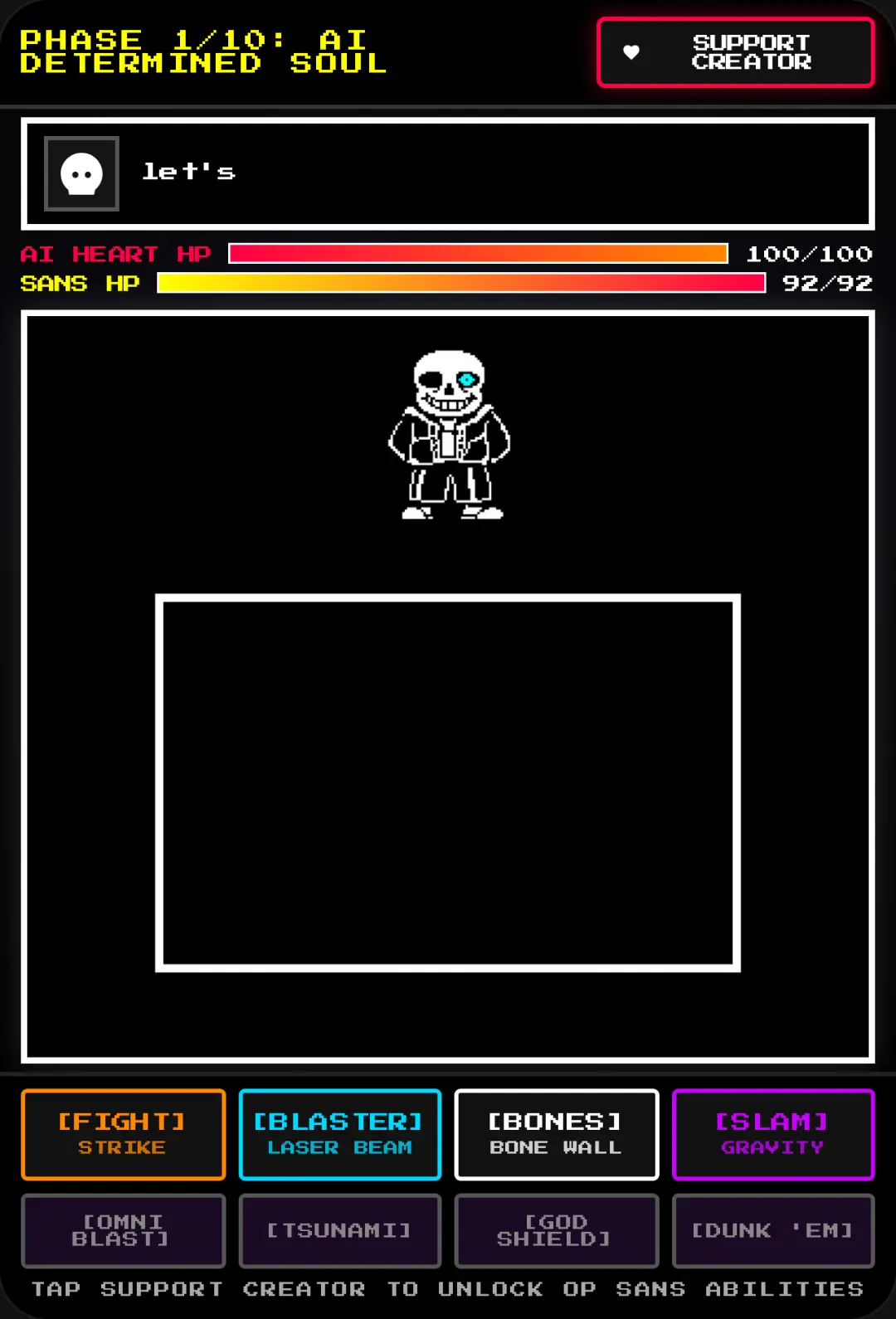 Sans Simulator: 10 Phases of Determination cover