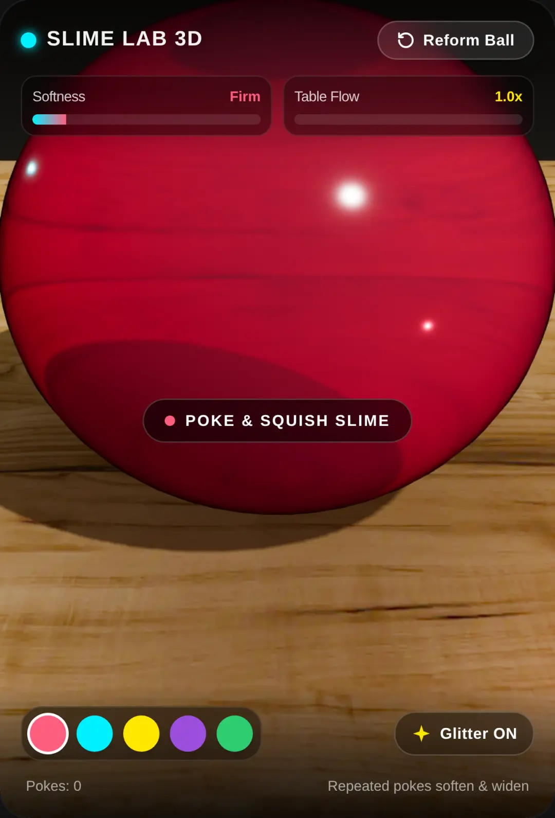 Realistic 3D Slime Ball cover