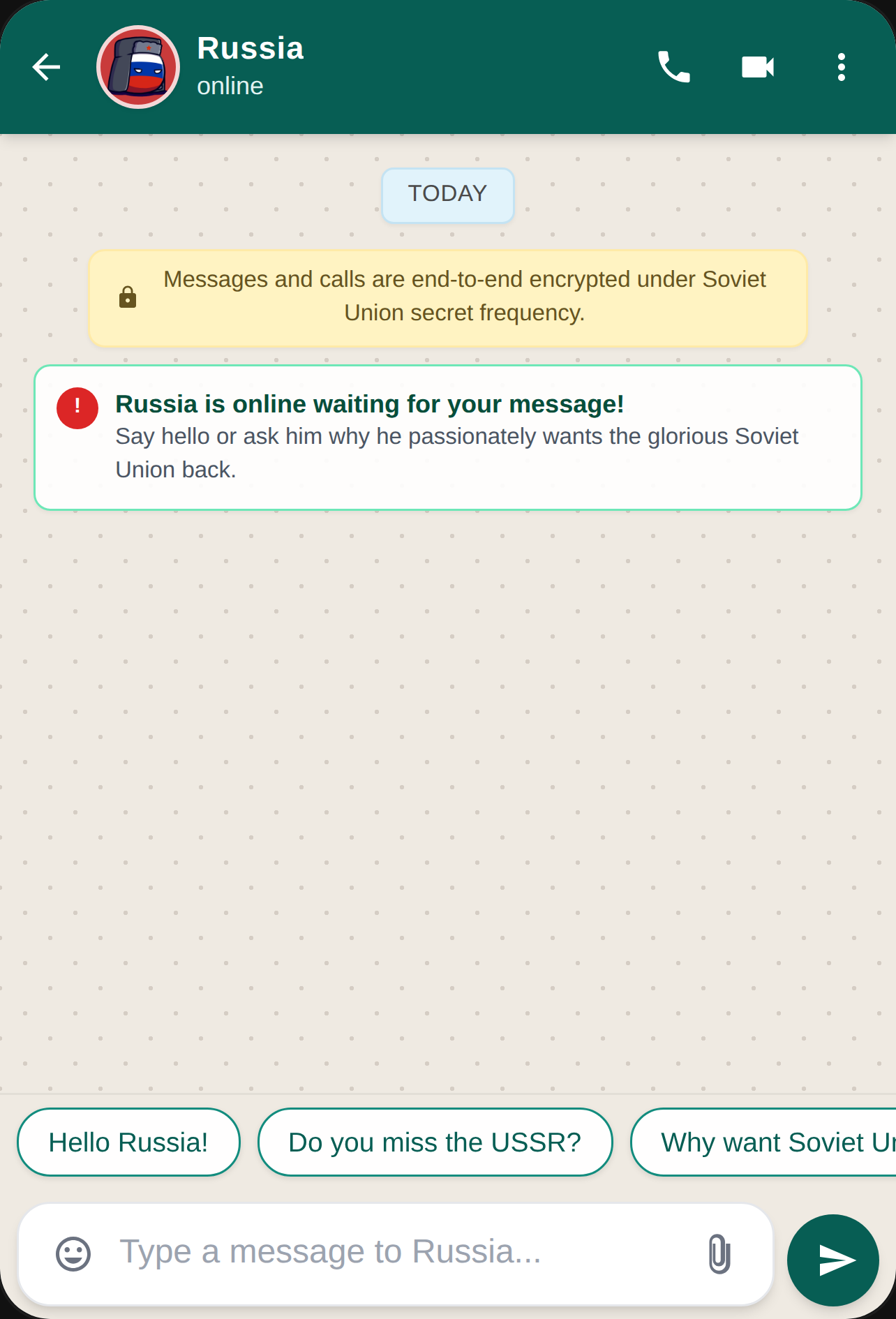 -Russia countryball in whatsapp !!! cover