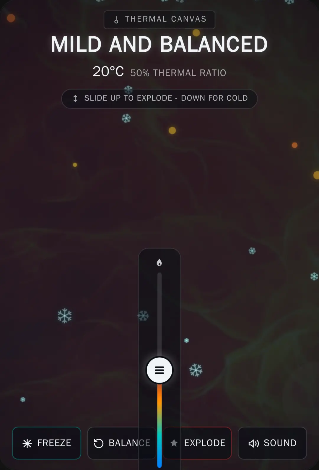 Thermal Drift - Slide Up and Down cover