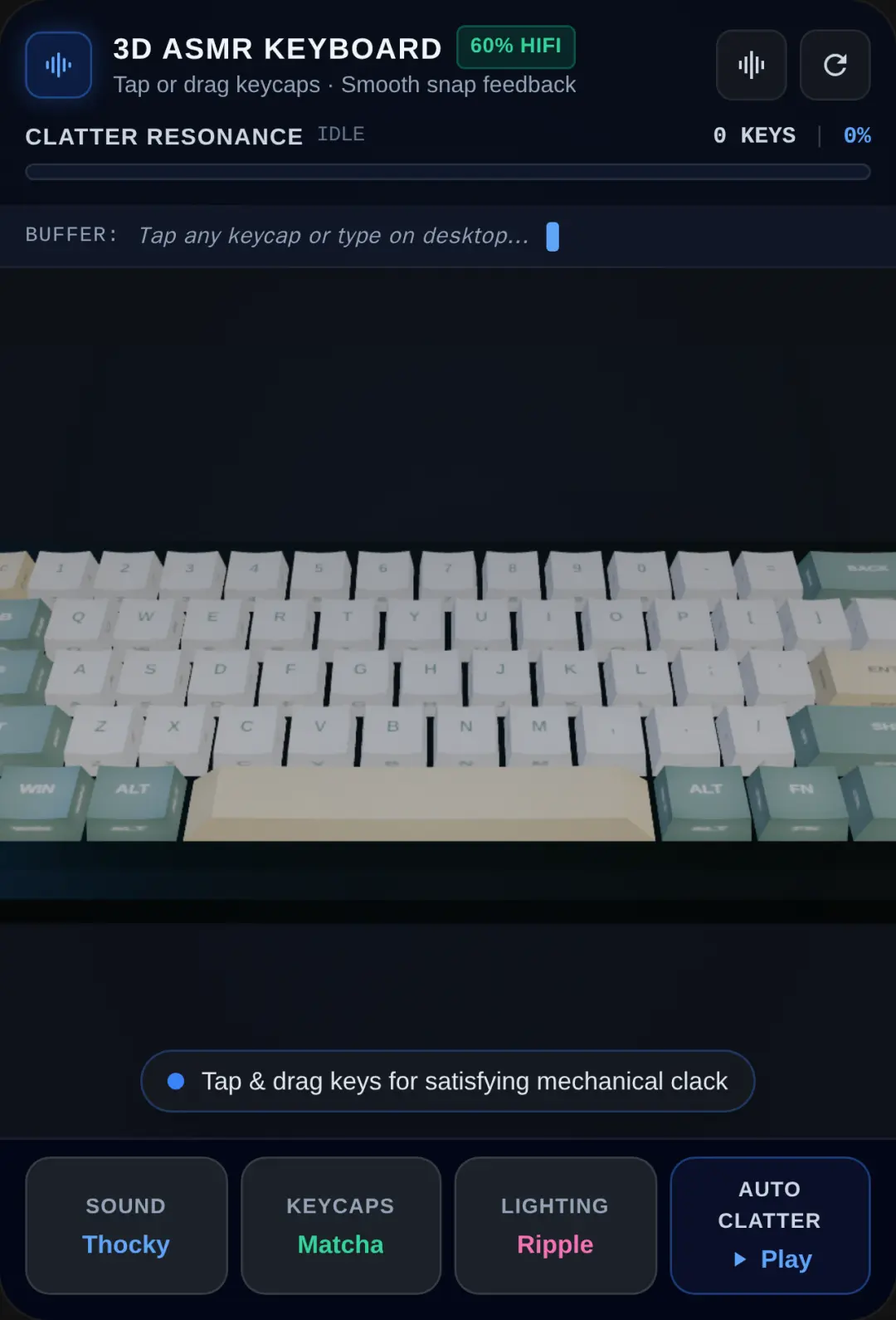 ASMR 3D Keyboard Clack cover