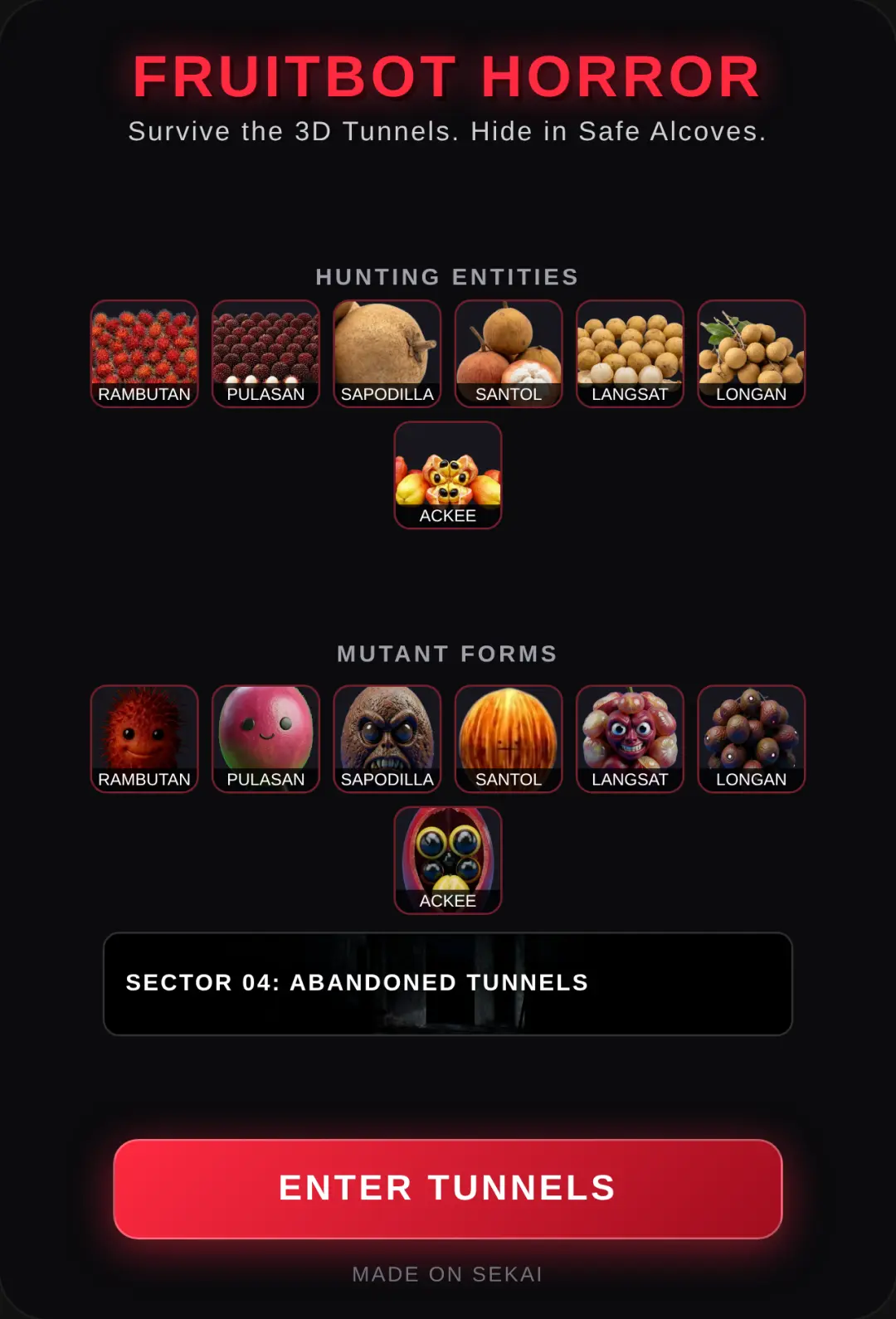 Fruitbot Horror: 3D Survival cover