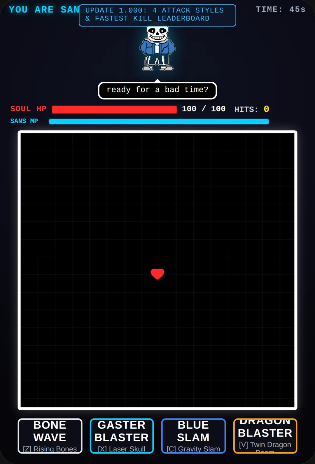 Sans Boss Battle: You Are Sans cover