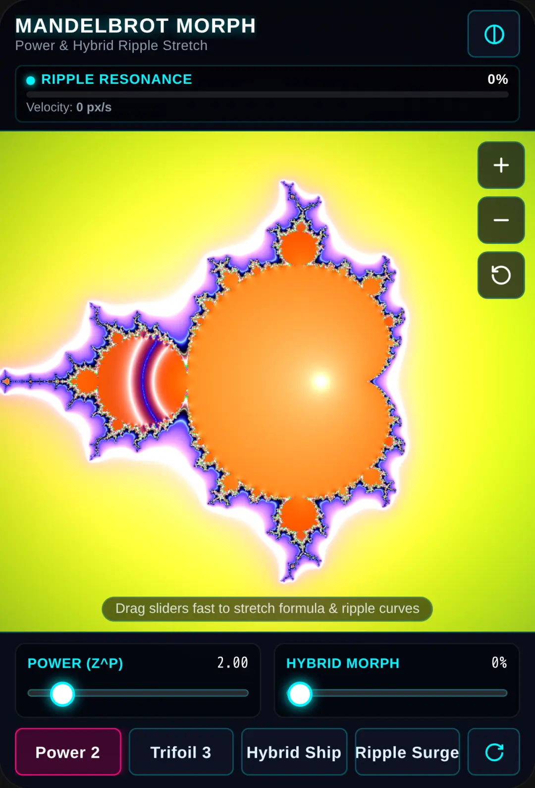 Mandelbrot Power & Hybrid Morph cover