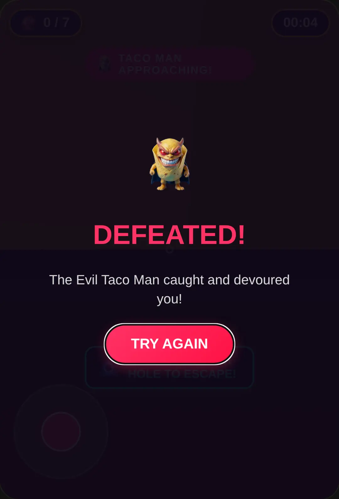 Evil Taco Man cover