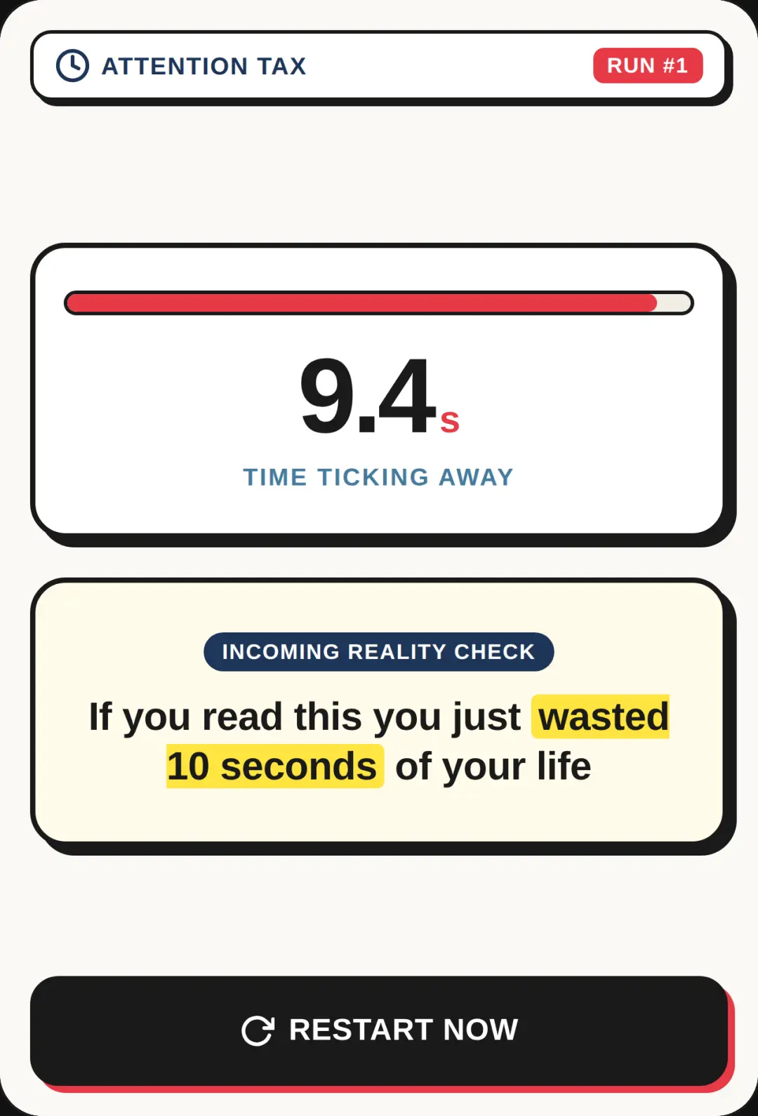 10 Seconds of Your Life cover