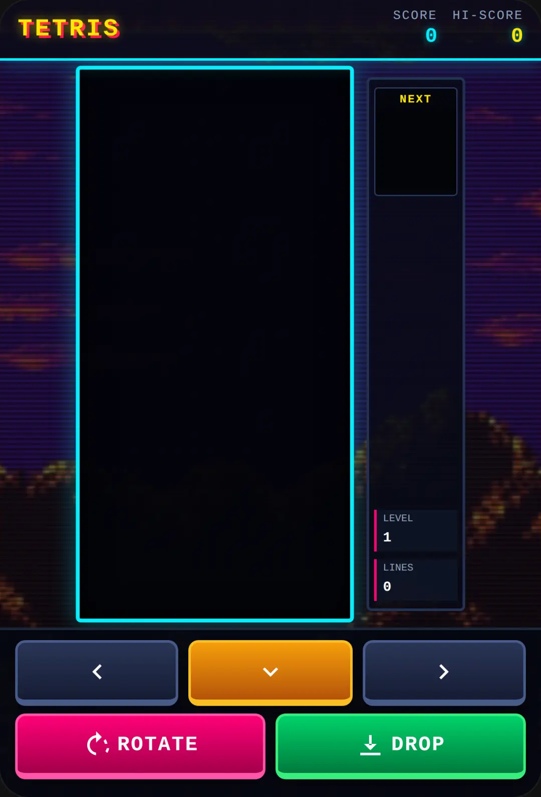Retro Arcade Tetris cover