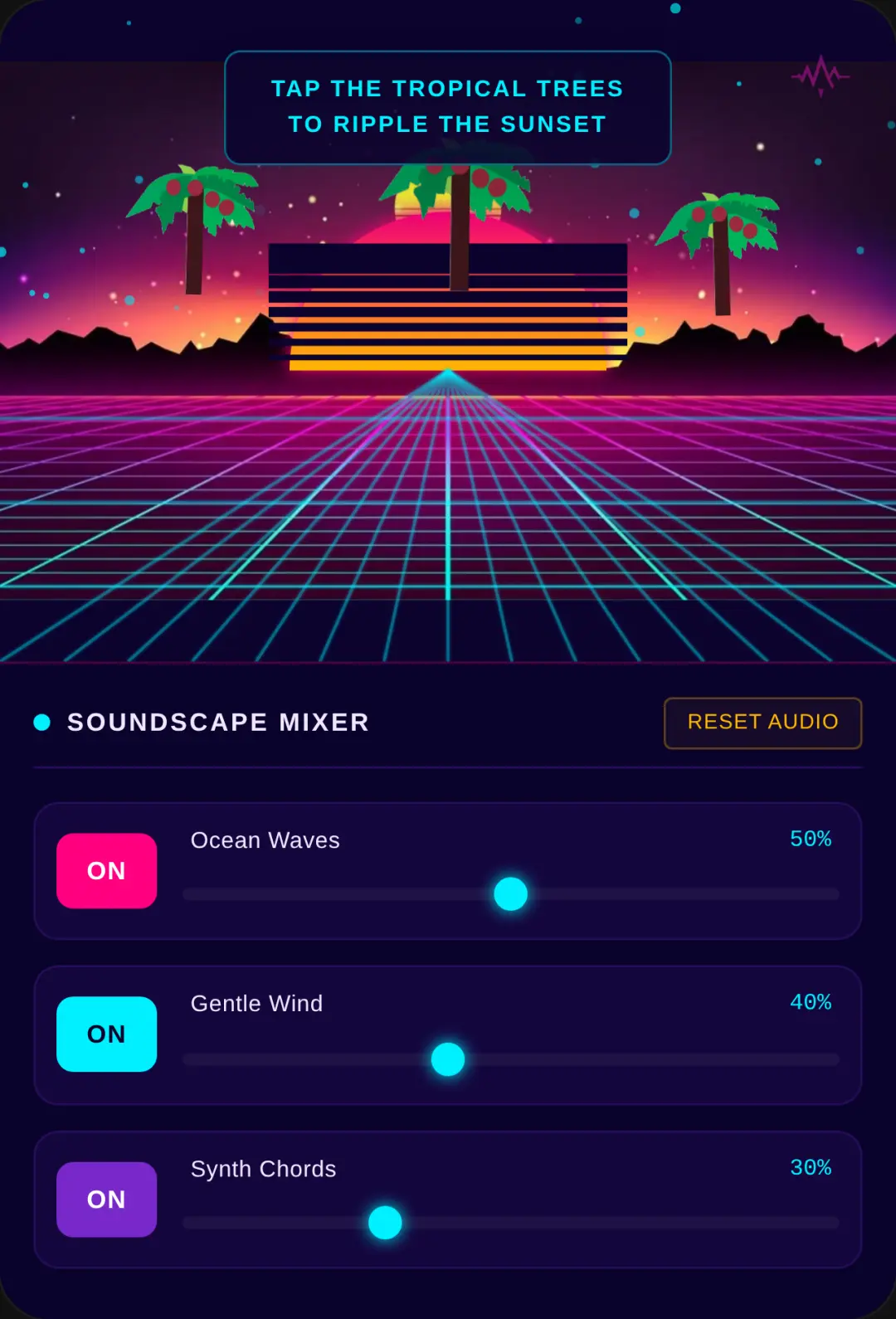 Neon Sunset Chill Simulator cover