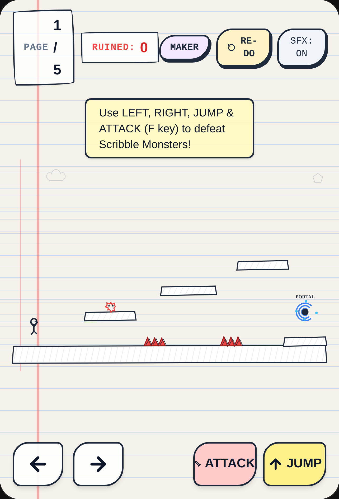 Doodle Stickman: Page Runner cover