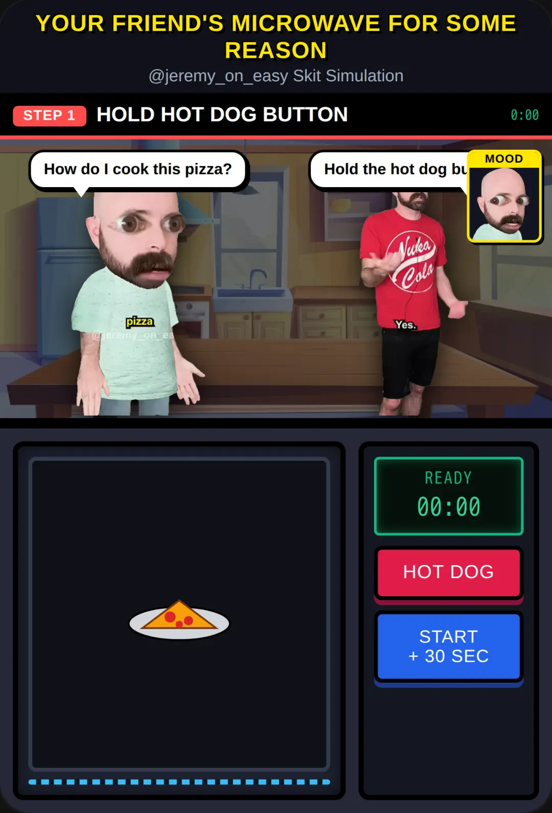 Microwaving pizza is easy? cover