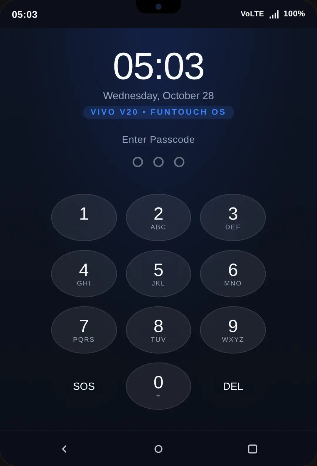 Vivo V20 Simulator cover