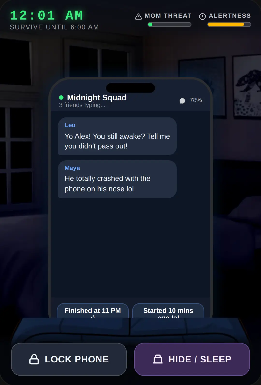 Don't Wake Mom: Midnight Texting cover