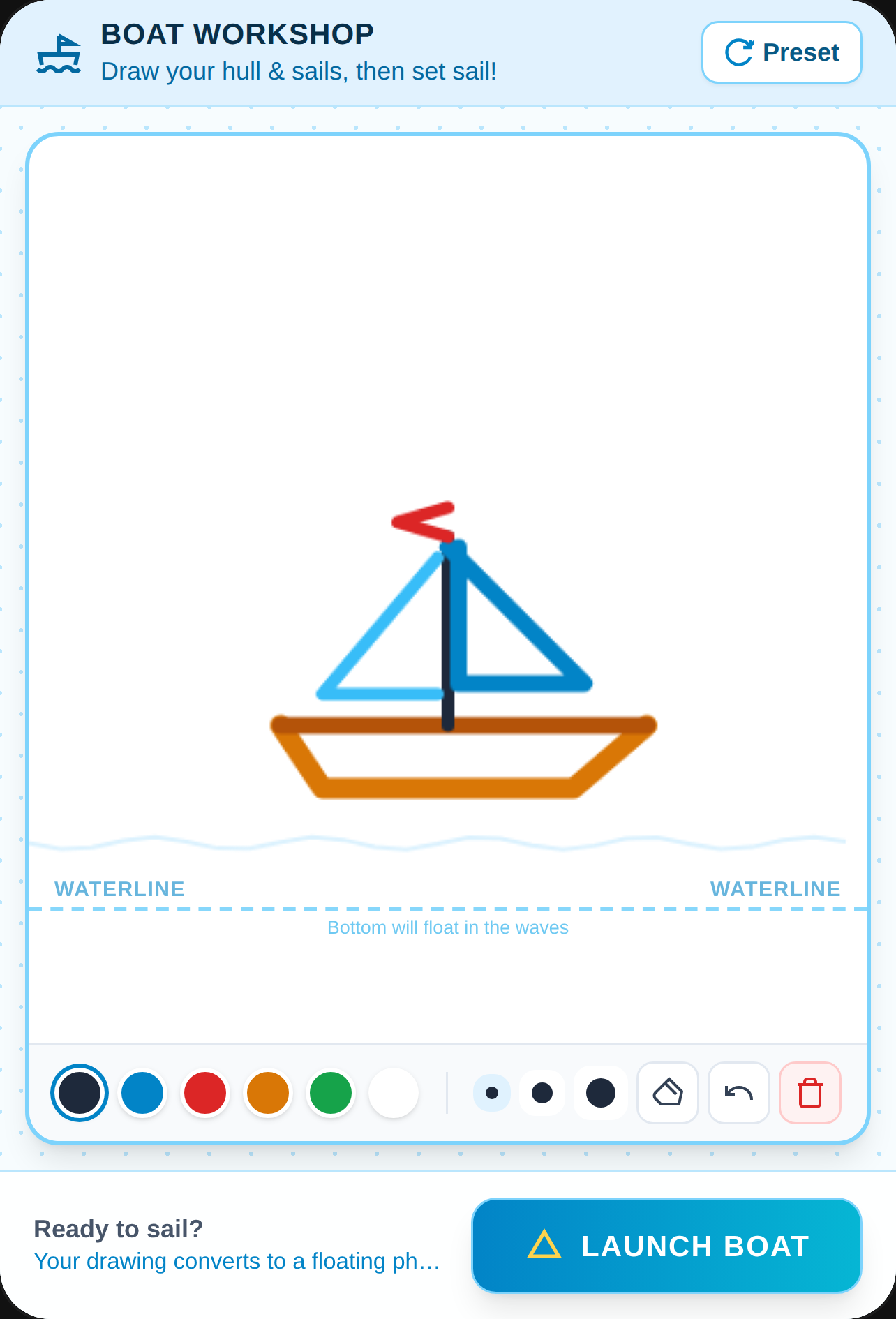 Sketch & Sail: Draw Your Boat cover