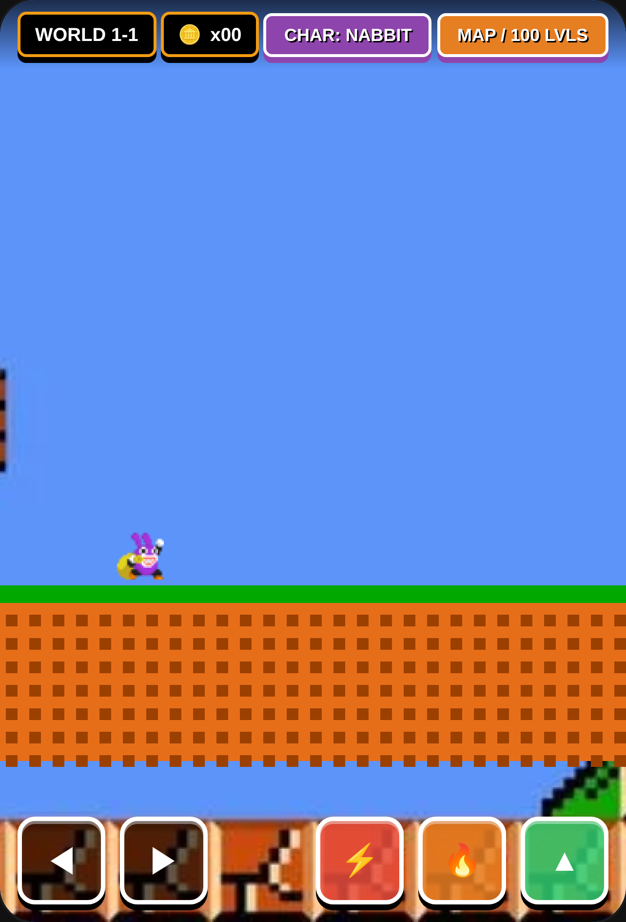 Nabbit & Mario Bros: 100 Level Pixel Quest cover