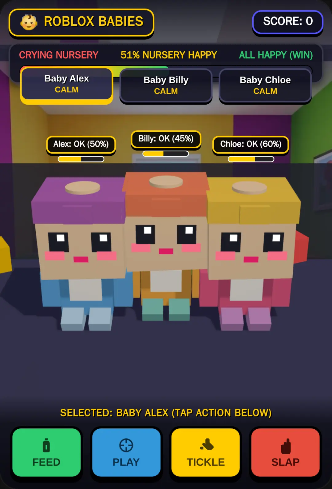 3D Roblox Baby Care cover