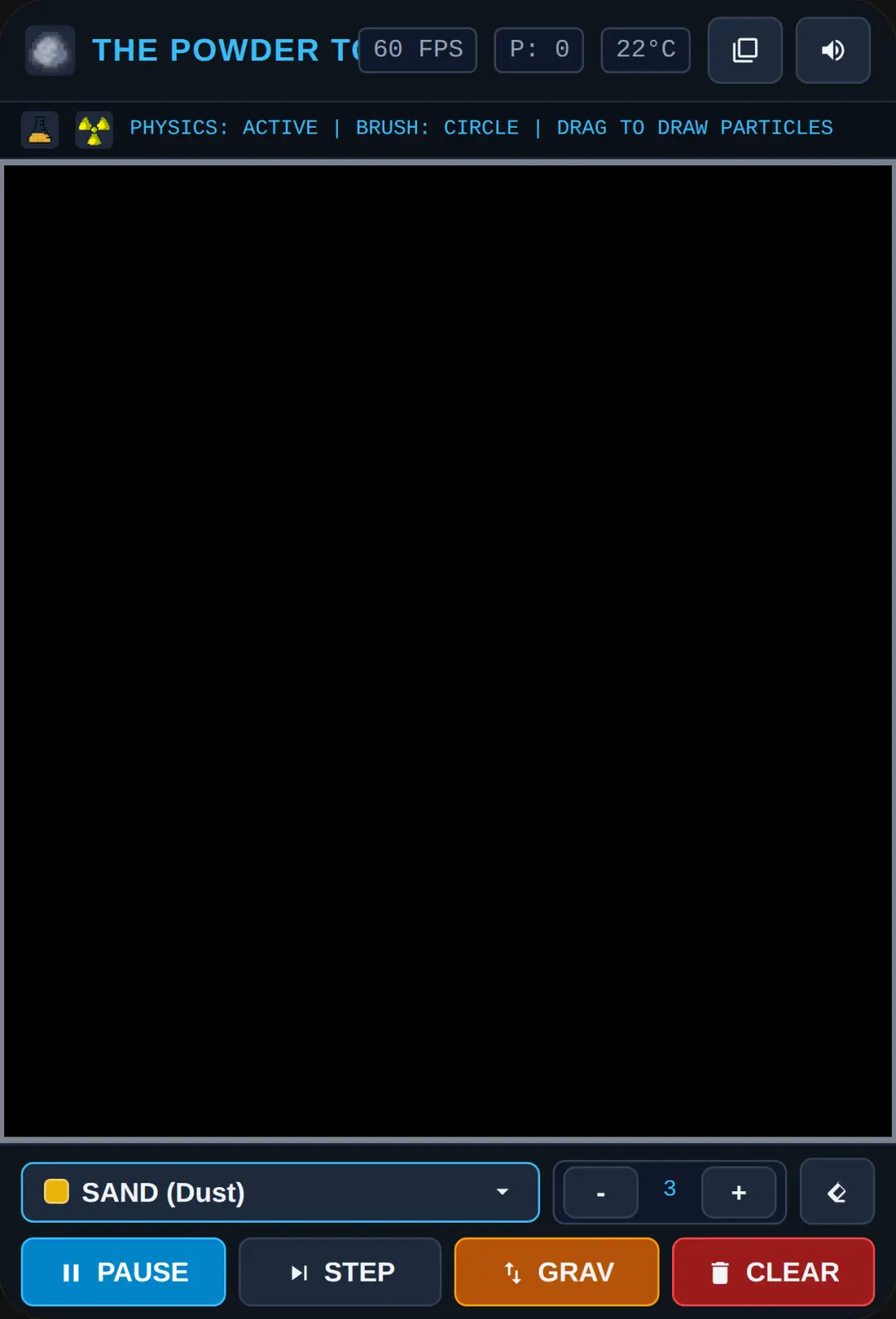 The Powder Toy - Sandbox Physics Simulation cover
