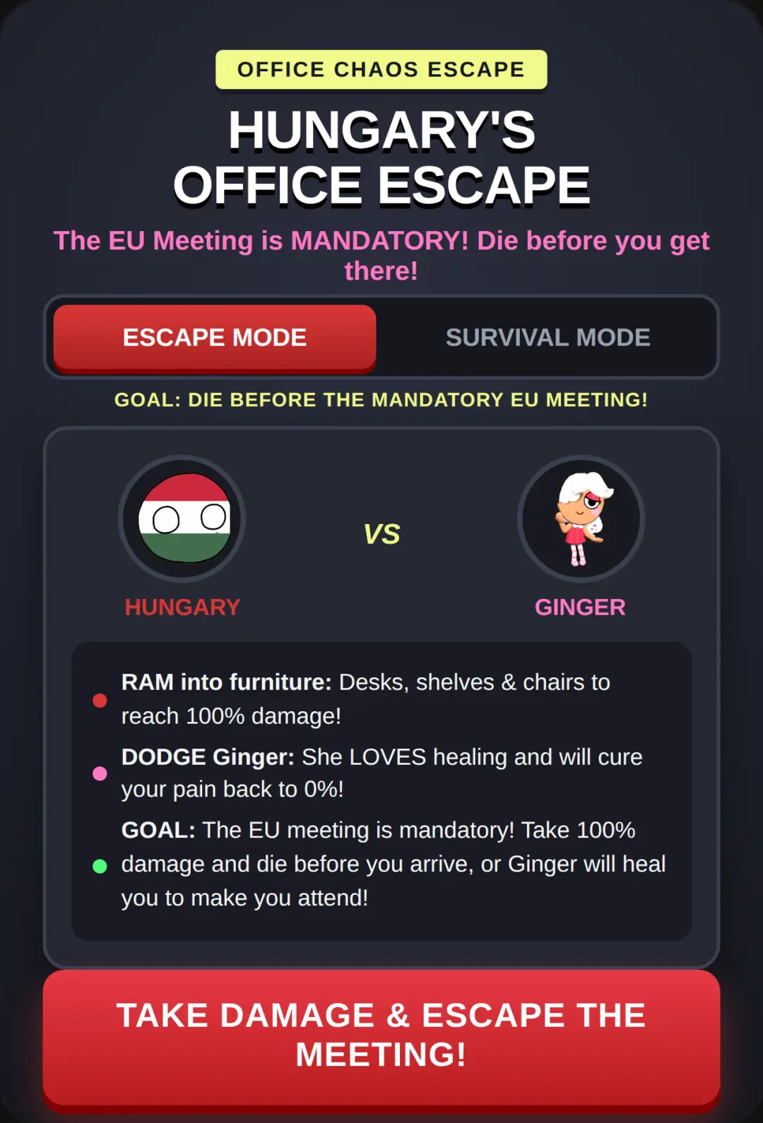 Hungary's Office Escape cover