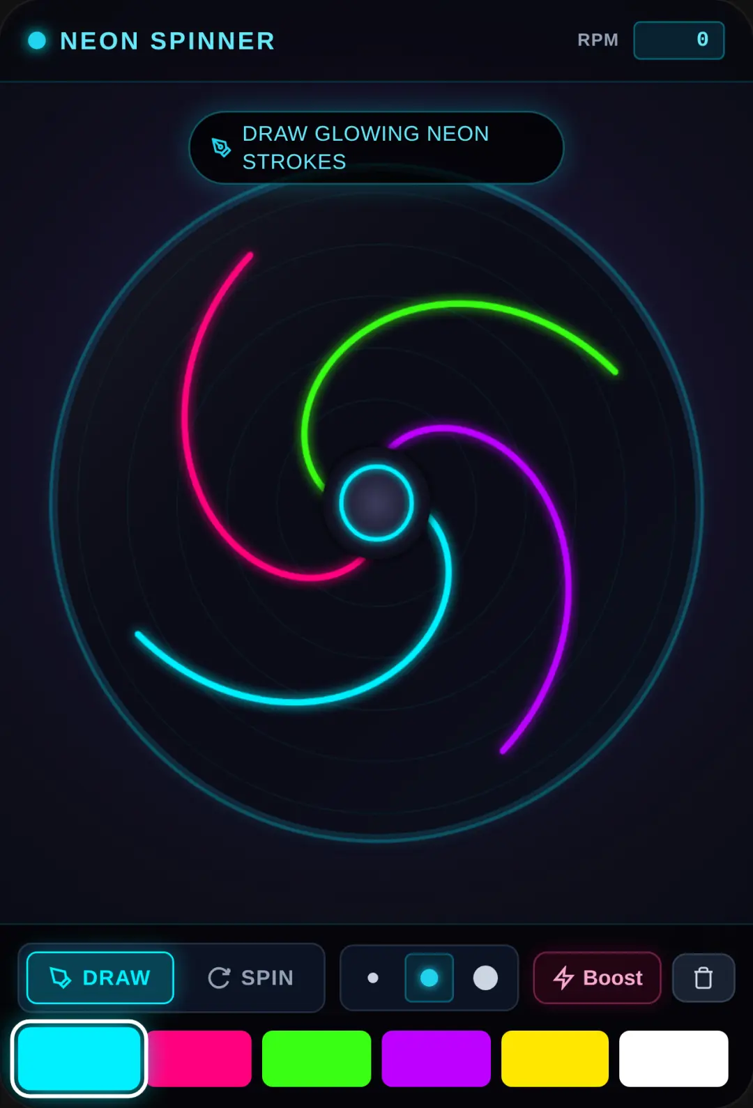 Neon Glow Spinner cover
