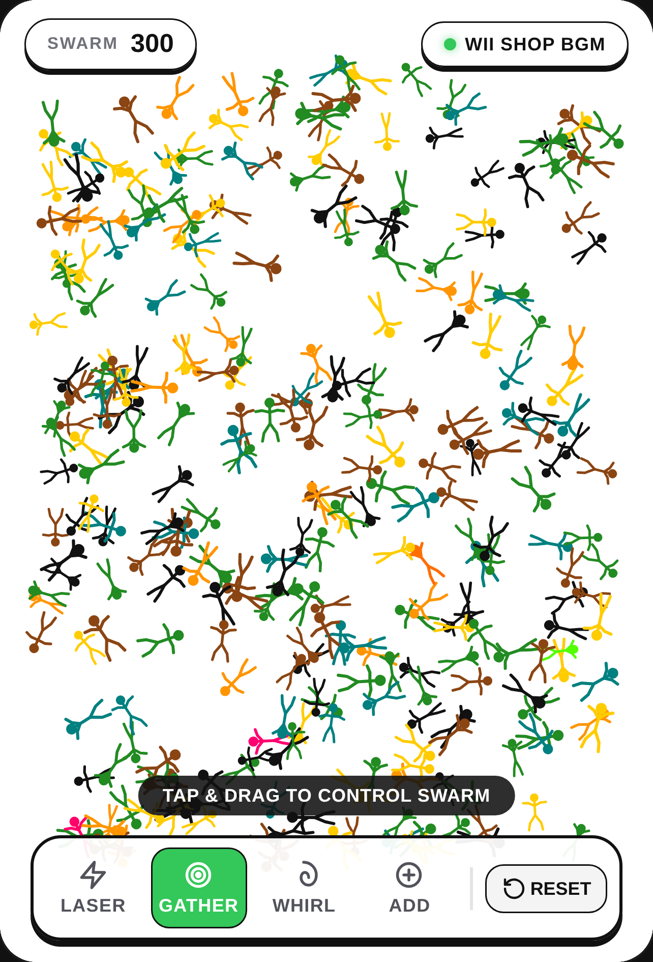 Stickman Swarm Sandbox