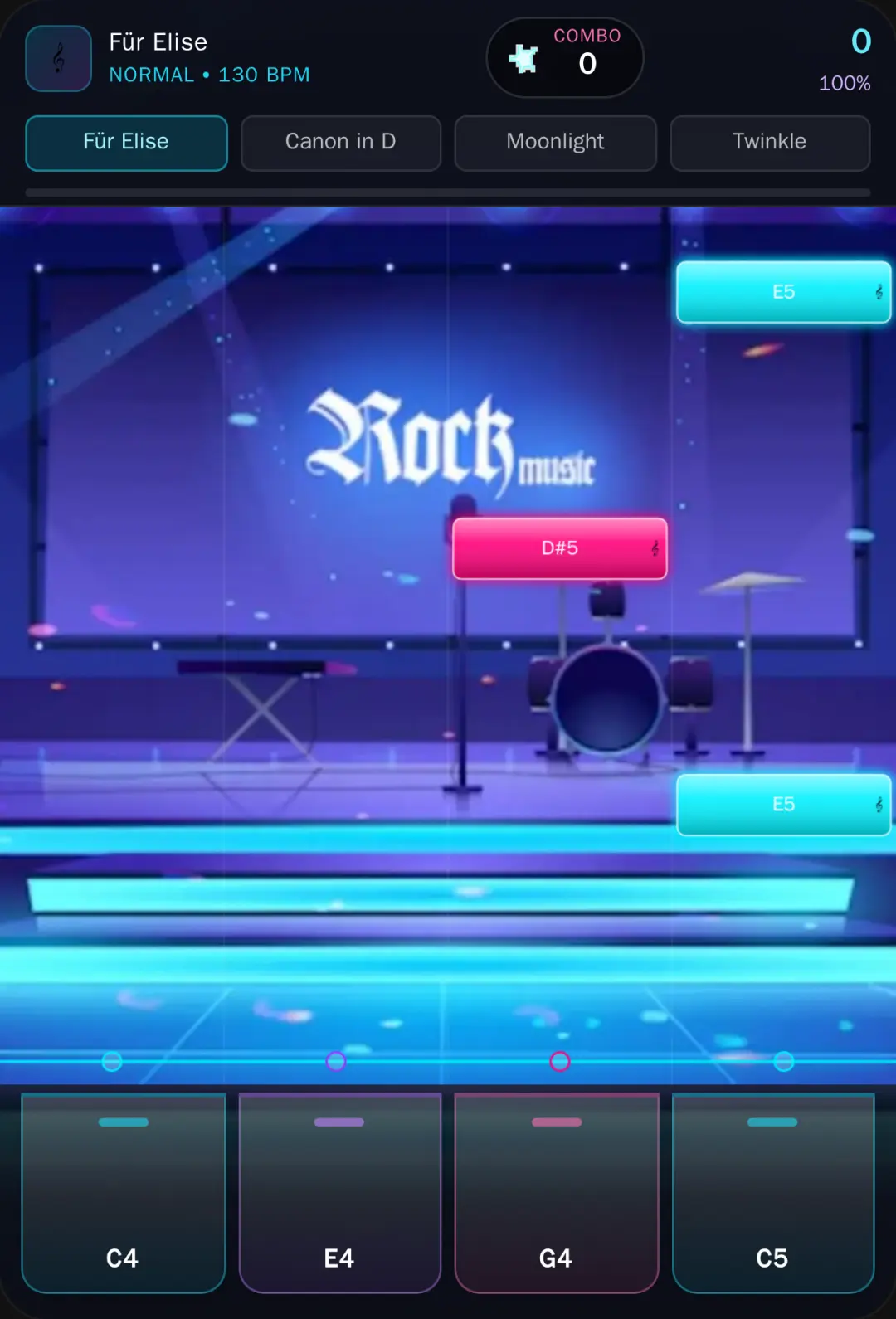 Neon Piano Rhythm cover