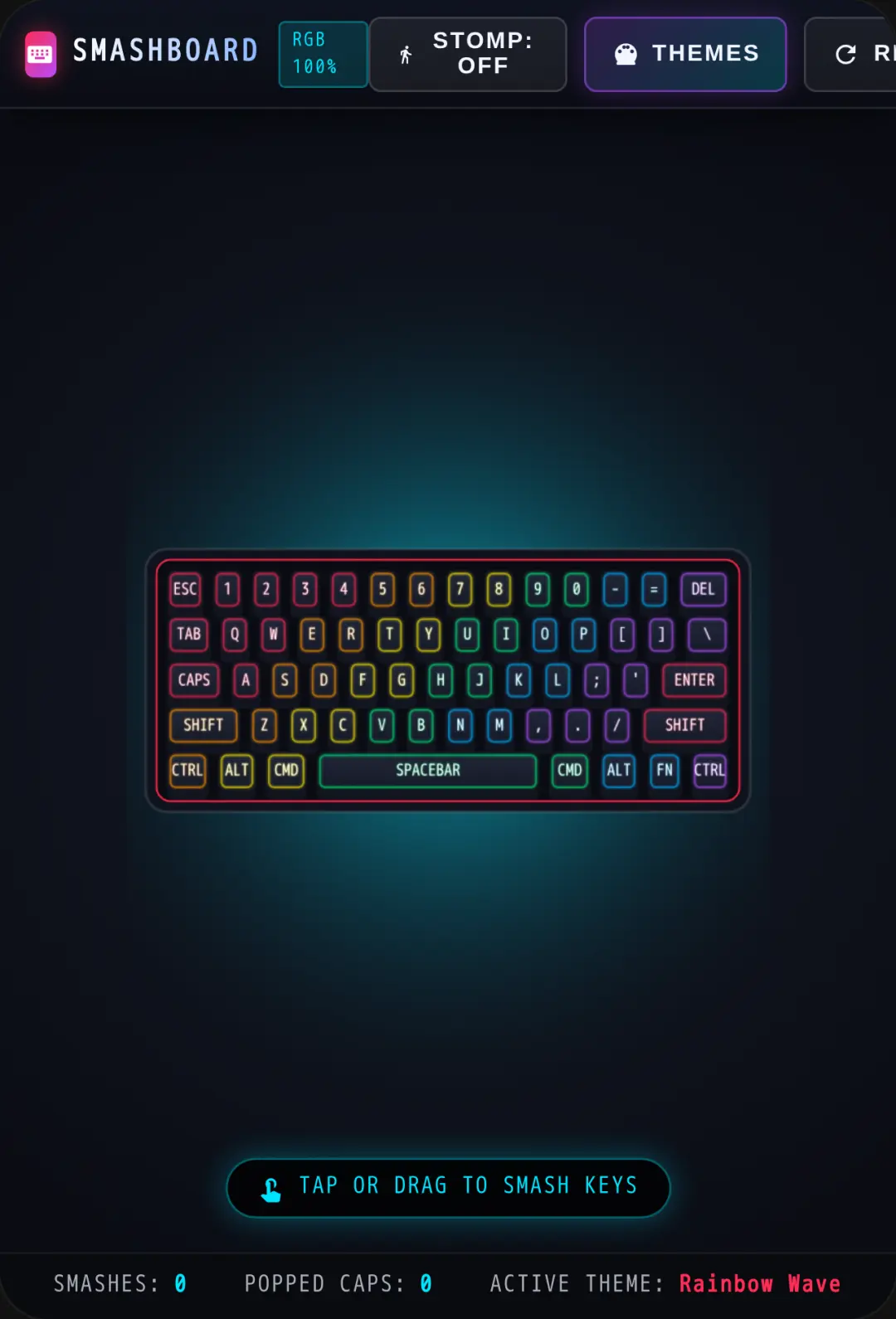 SMASHBOARD · RGB Keyboard Destroyer cover