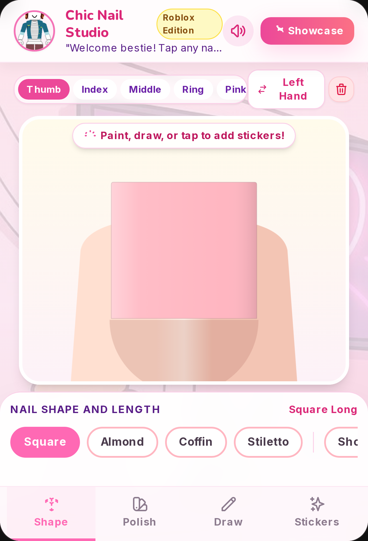 Chic Roblox Nail Salon Studio cover
