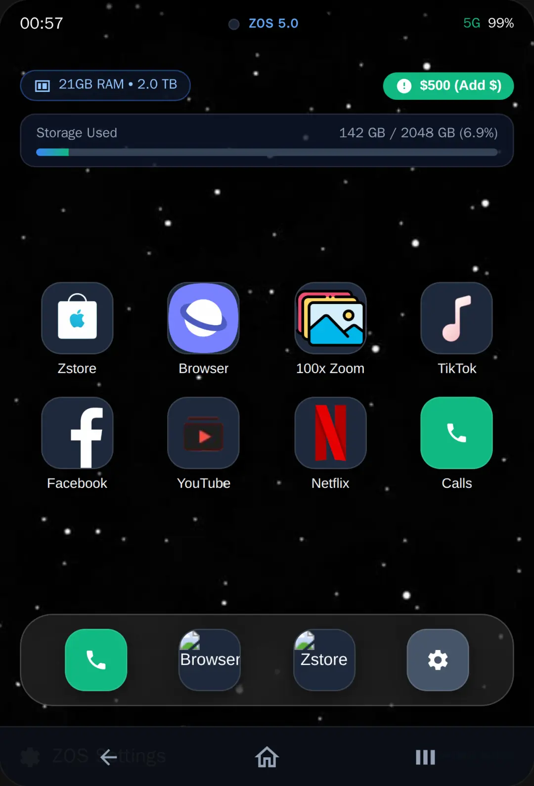 Zphone — ZOS cover