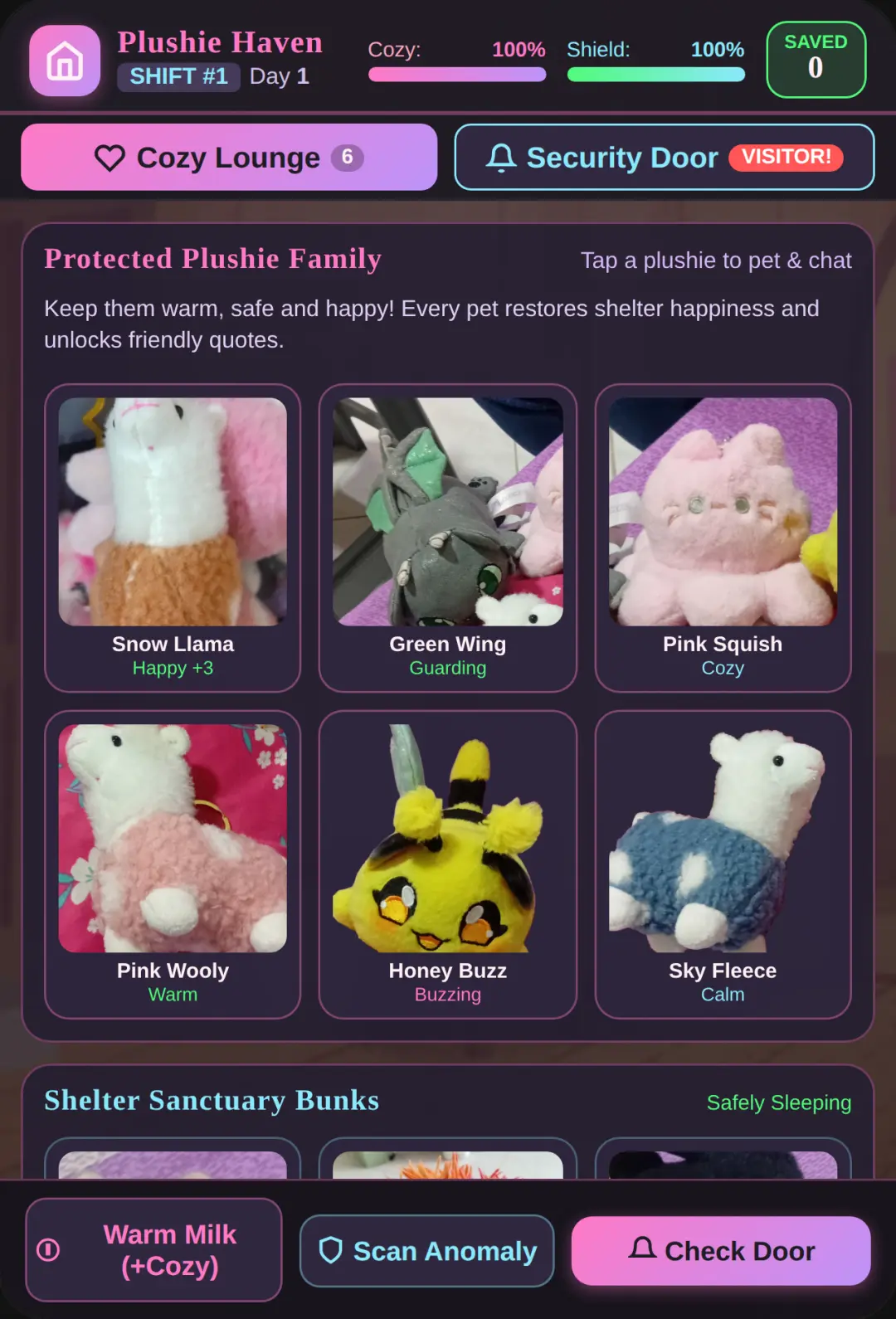 Cozy Plushie Shelter: Anomaly Watch cover