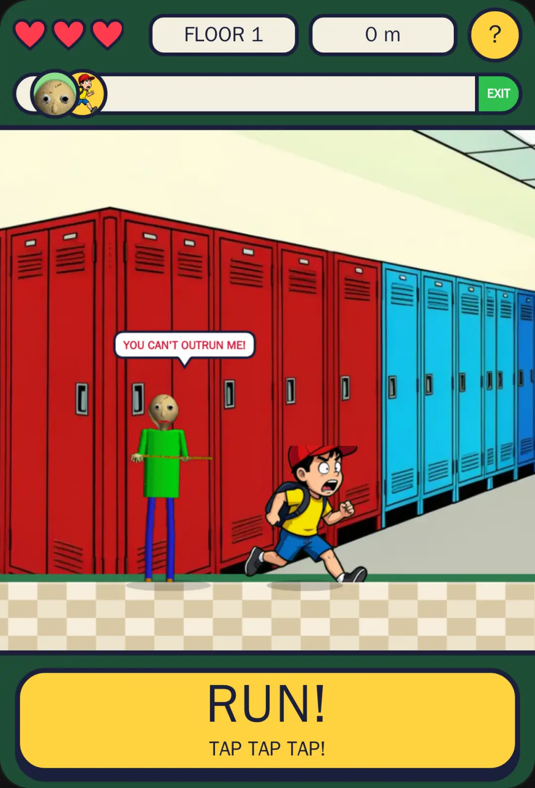 Run From Baldi and you have to use your own. Voice From The screaming, make sure not to use it at night cover
