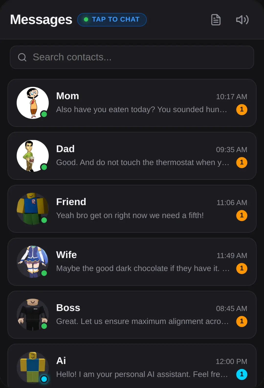 Family & Work Chat Simulator cover