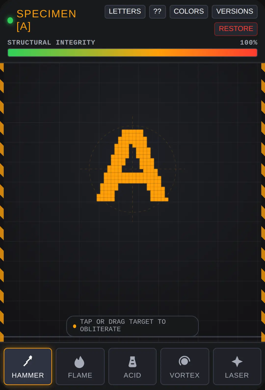 Alphabet Obliterator - Lab Chamber cover