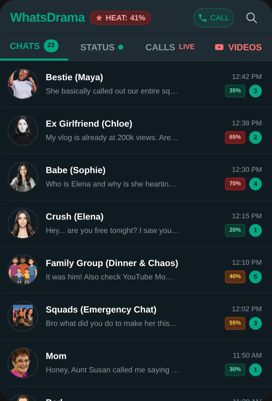 Chat Drama Simulator cover
