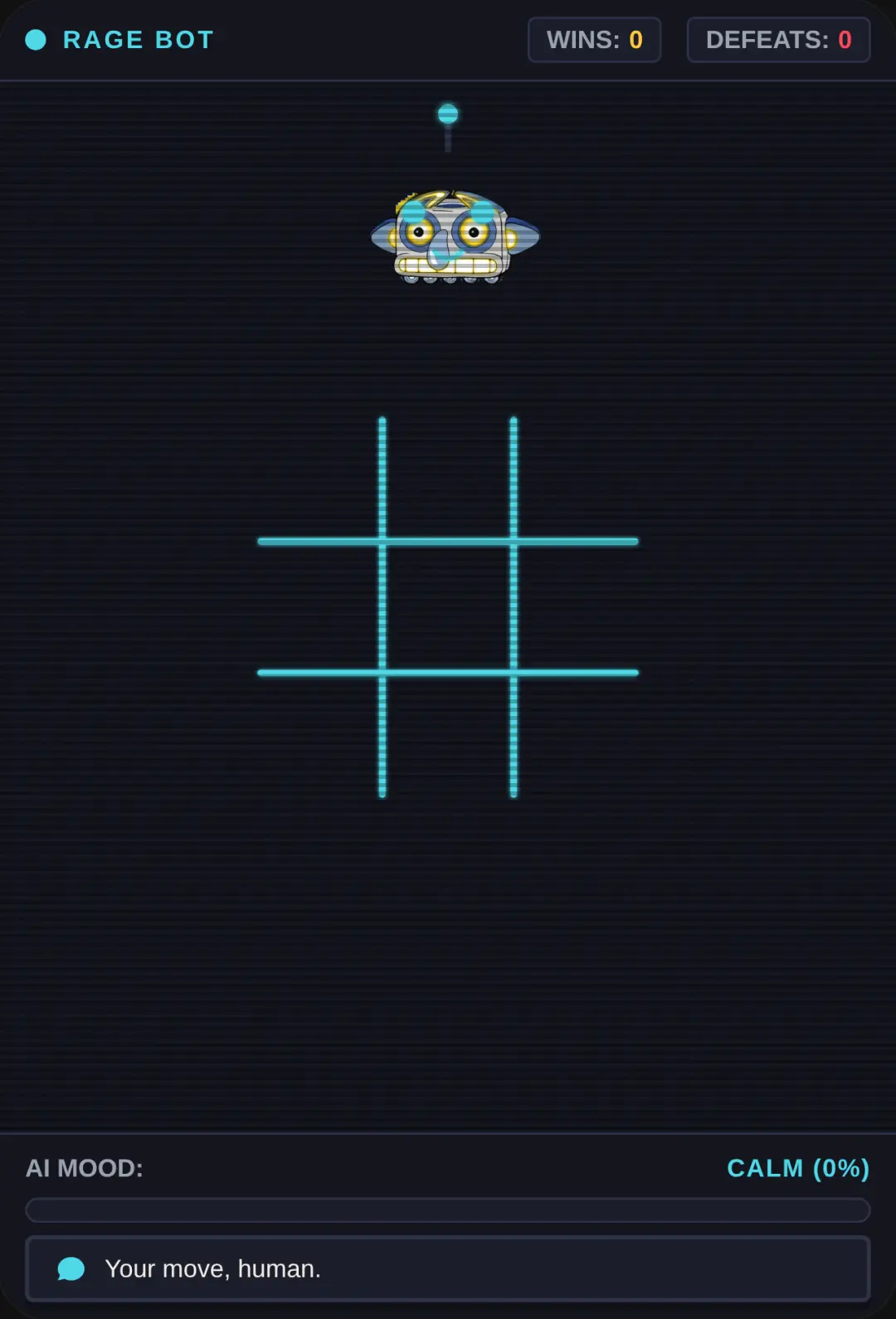 Tic-Tac-Toe: Rage Bot