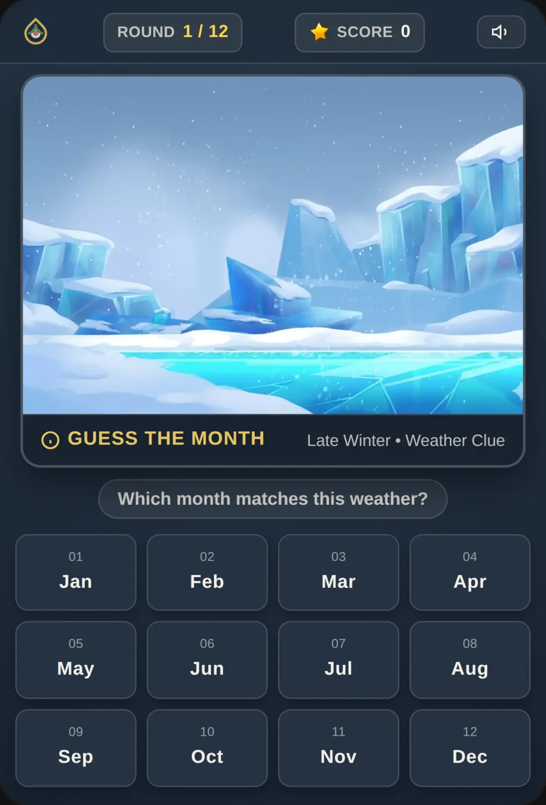 Guess the Month - Weather Clues cover