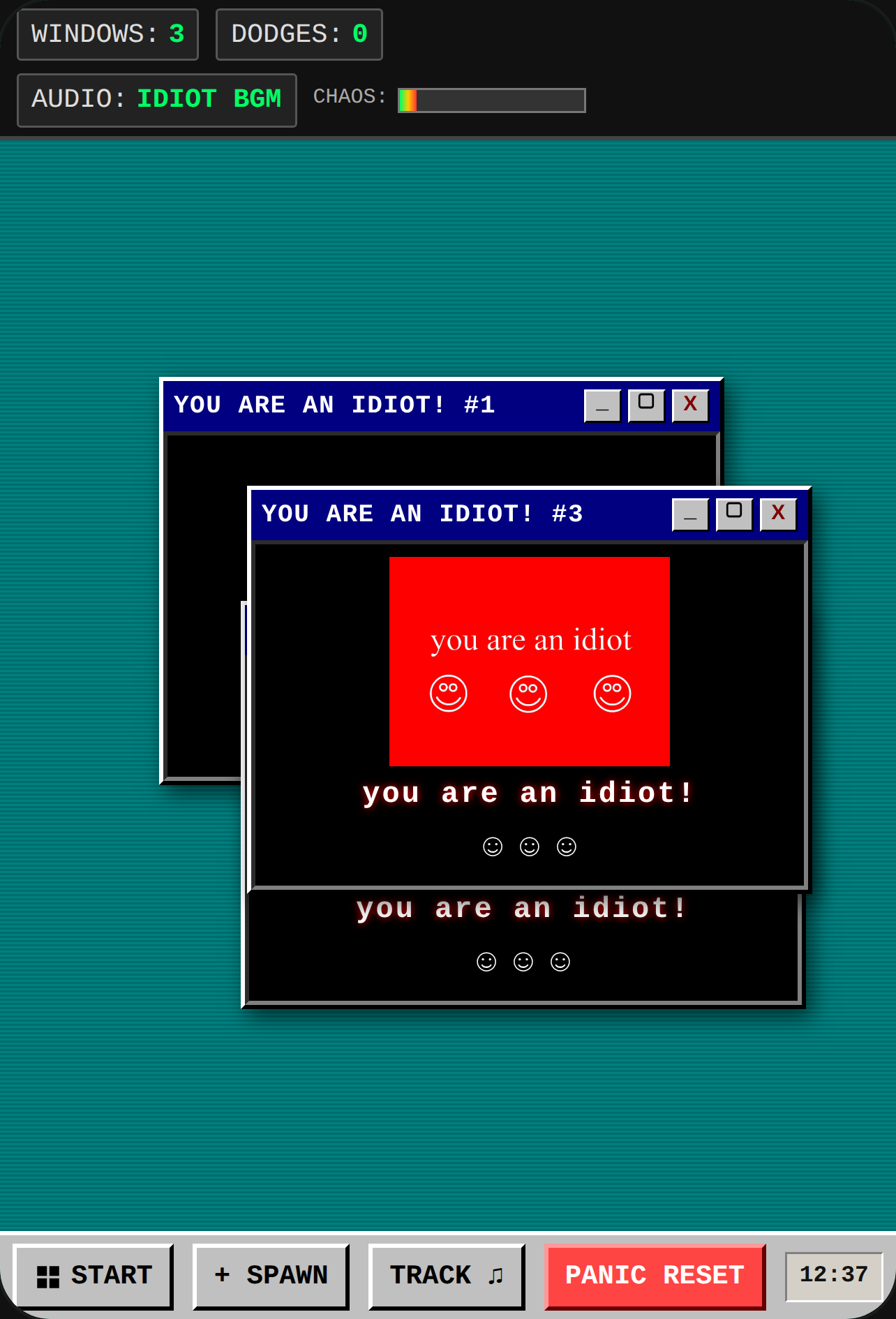 You Are An Idiot - Malware Simulator cover