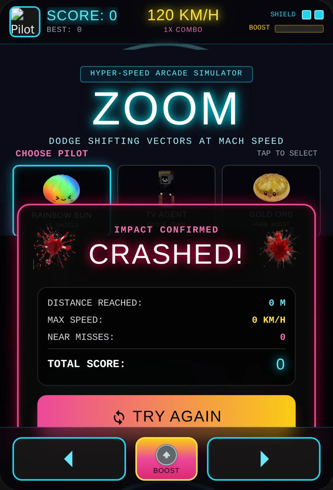 Zoom - Neon Vector Hyperspeed cover