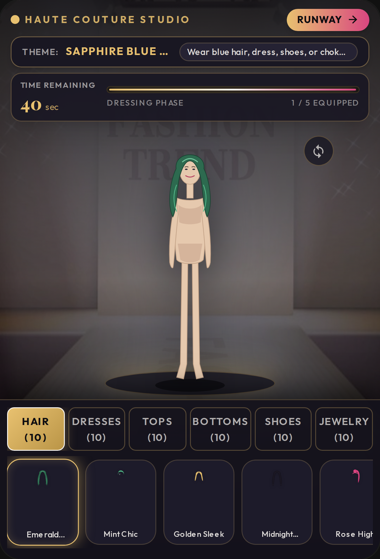Couture Runway: 40s Dressing Challenge cover