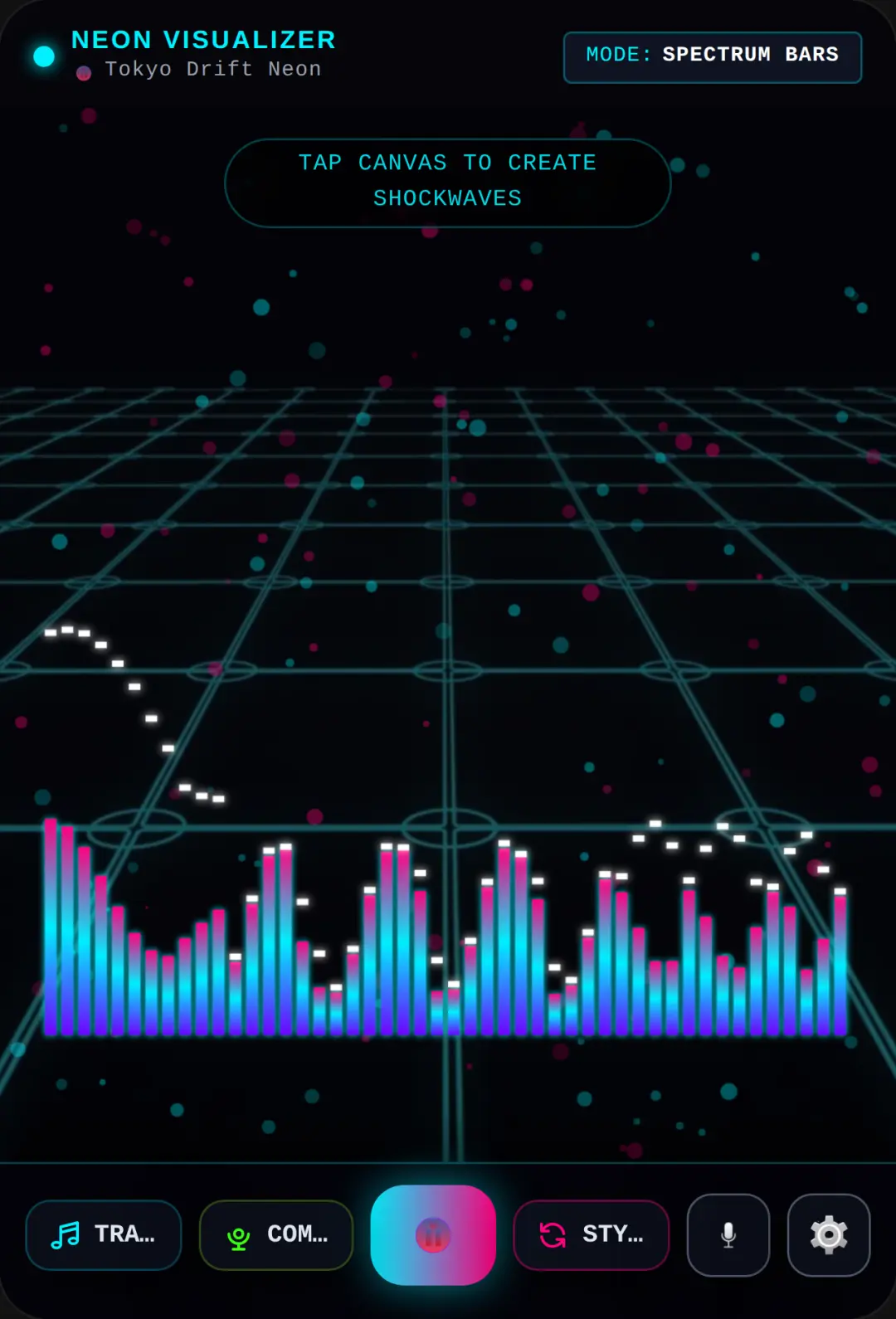 NEON AUDIO VISUALIZER cover