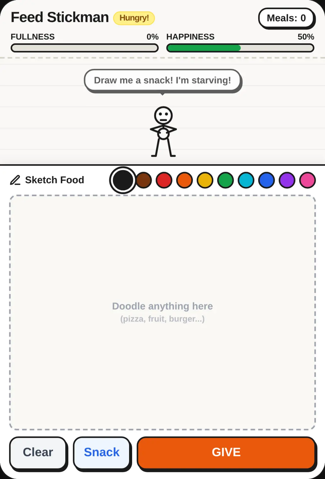 Feed The Stick Figure cover