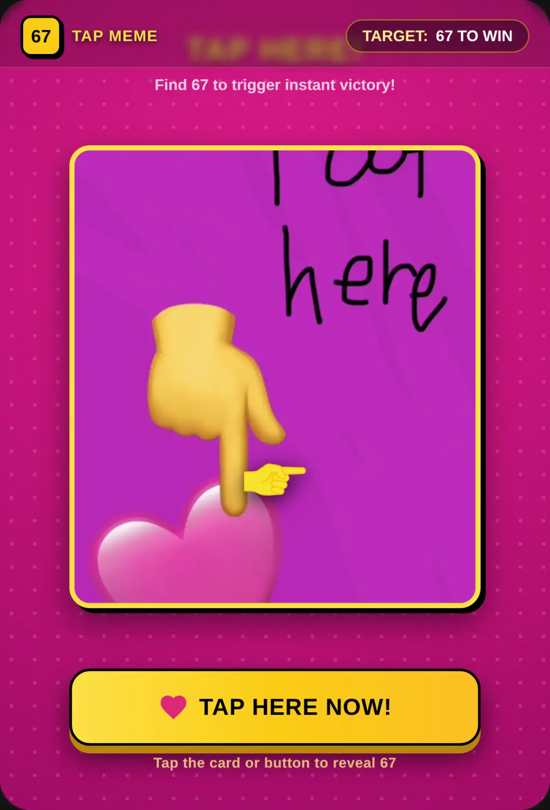 Tap Here 67 - Numberblocks Mini-Game cover