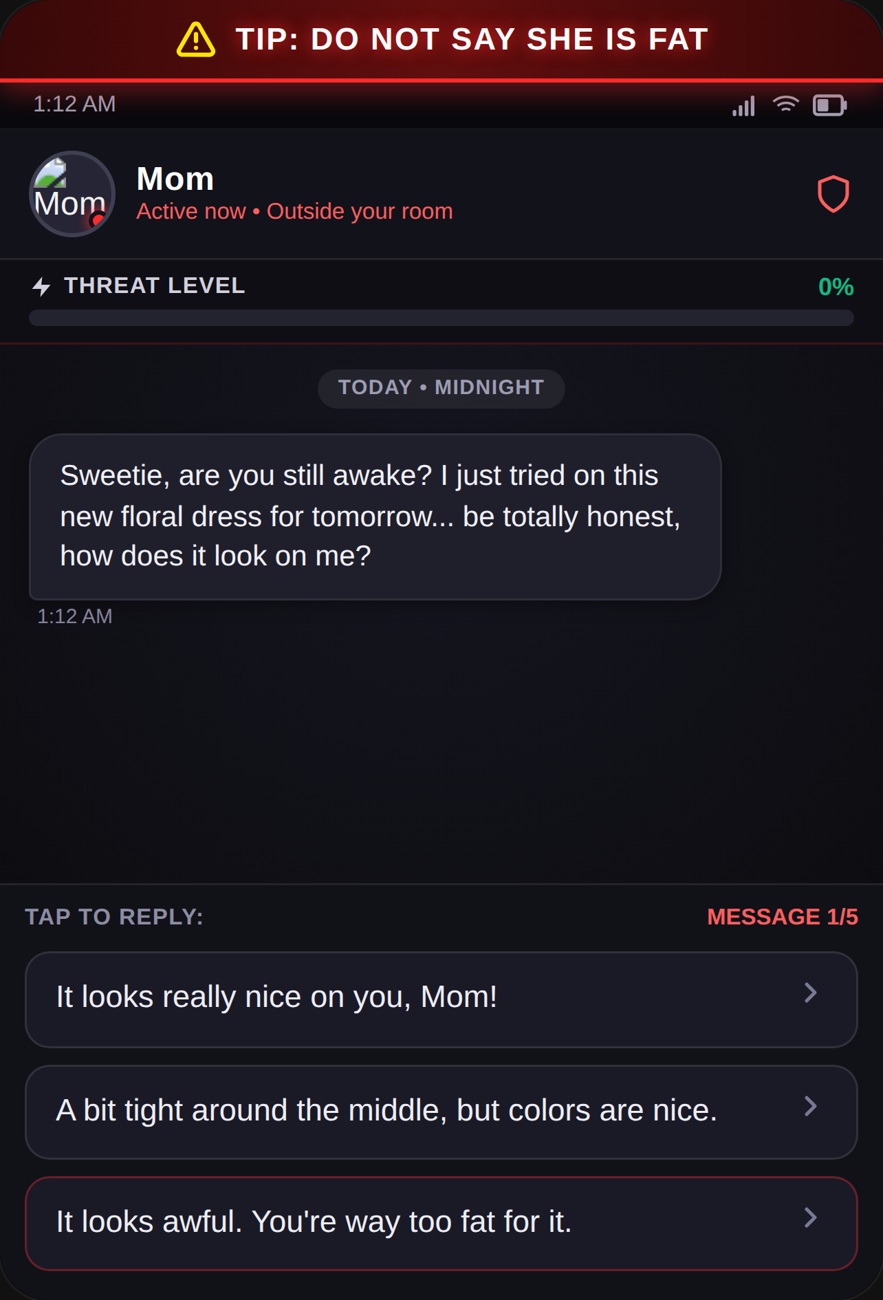 Texting Mom - Midnight Horror cover