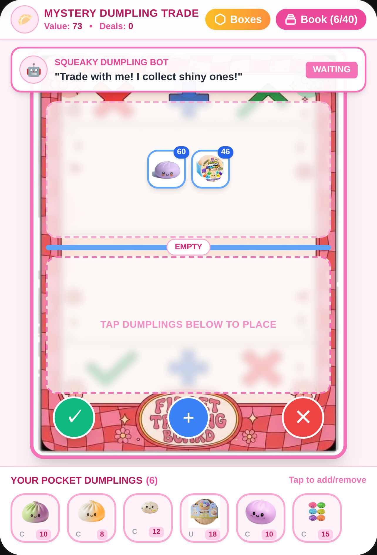 Mystery Dumpling Fidget Trading cover