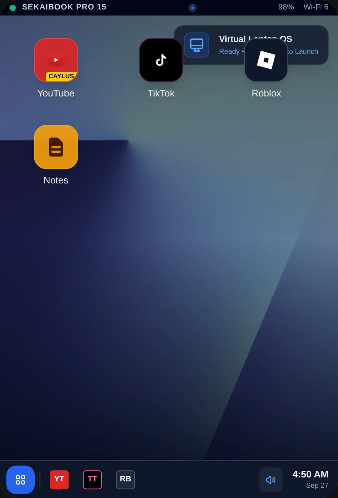 Sekai Laptop OS - YouTube, TikTok & Roblox cover