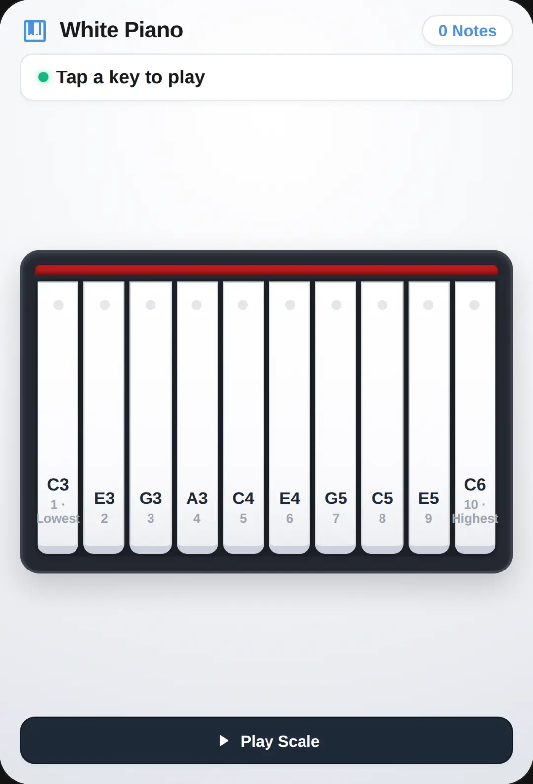 Piano simulator game cover