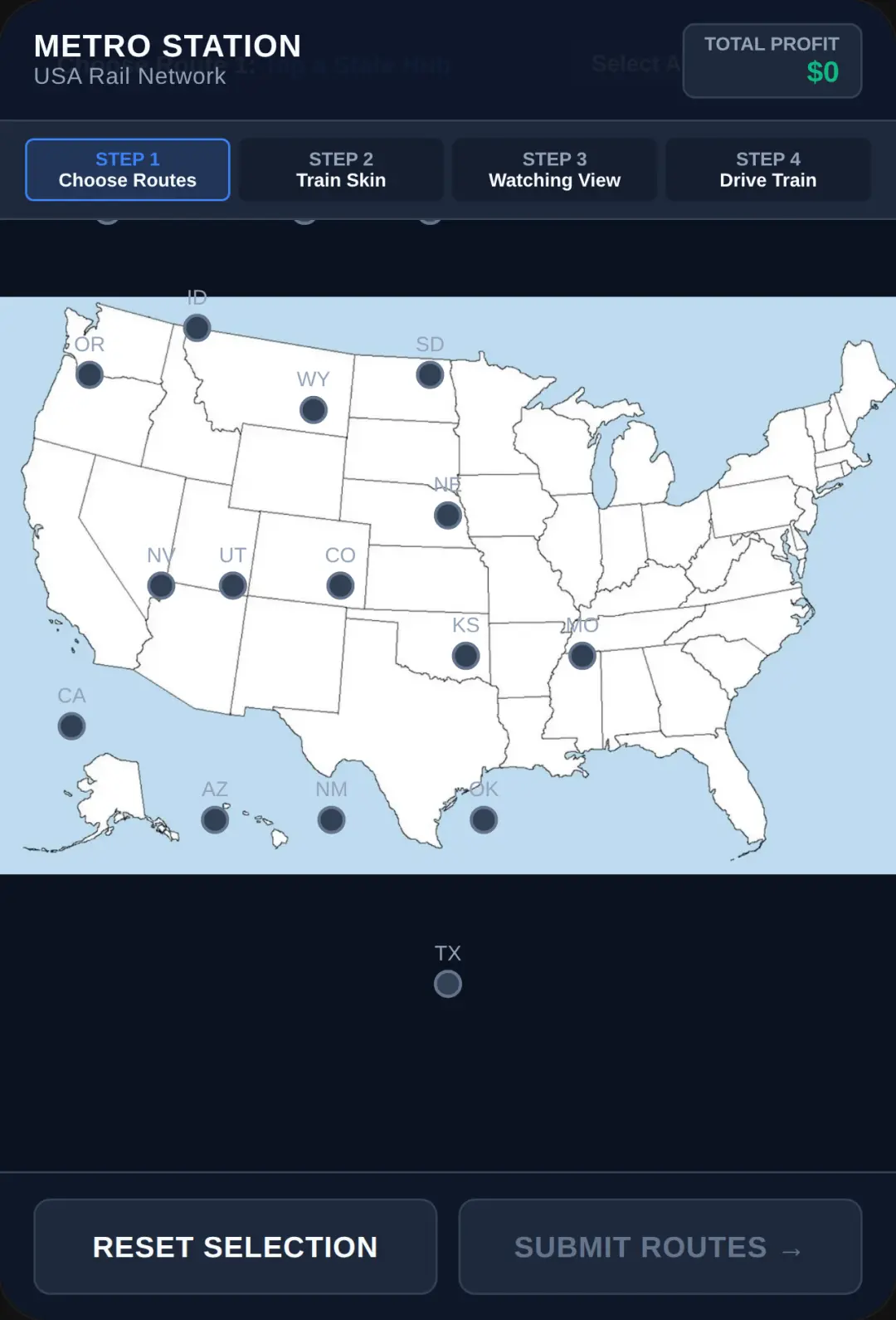 Metro Station - USA Rail Empire cover