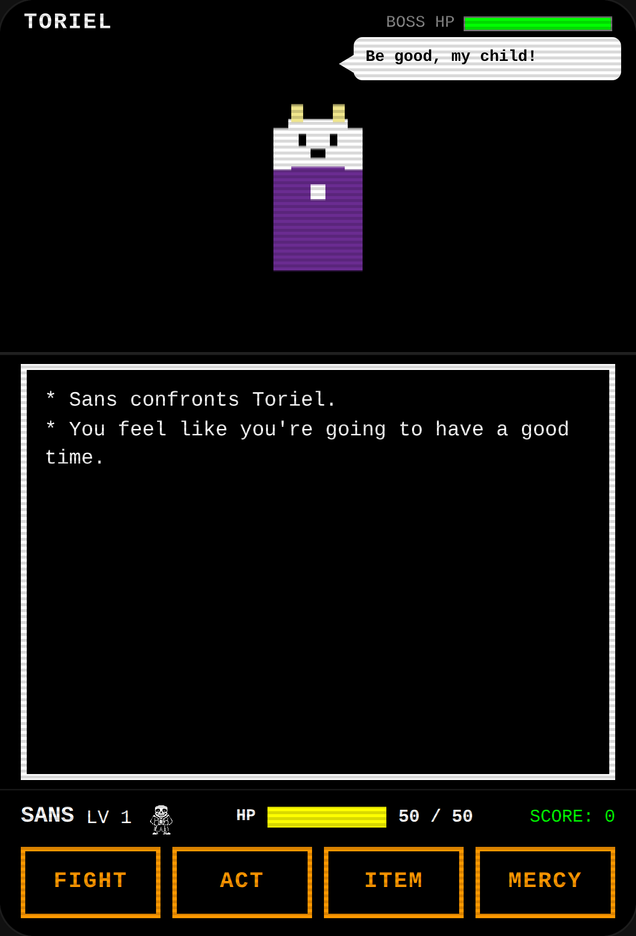 Undertale: Sans Boss Rush cover