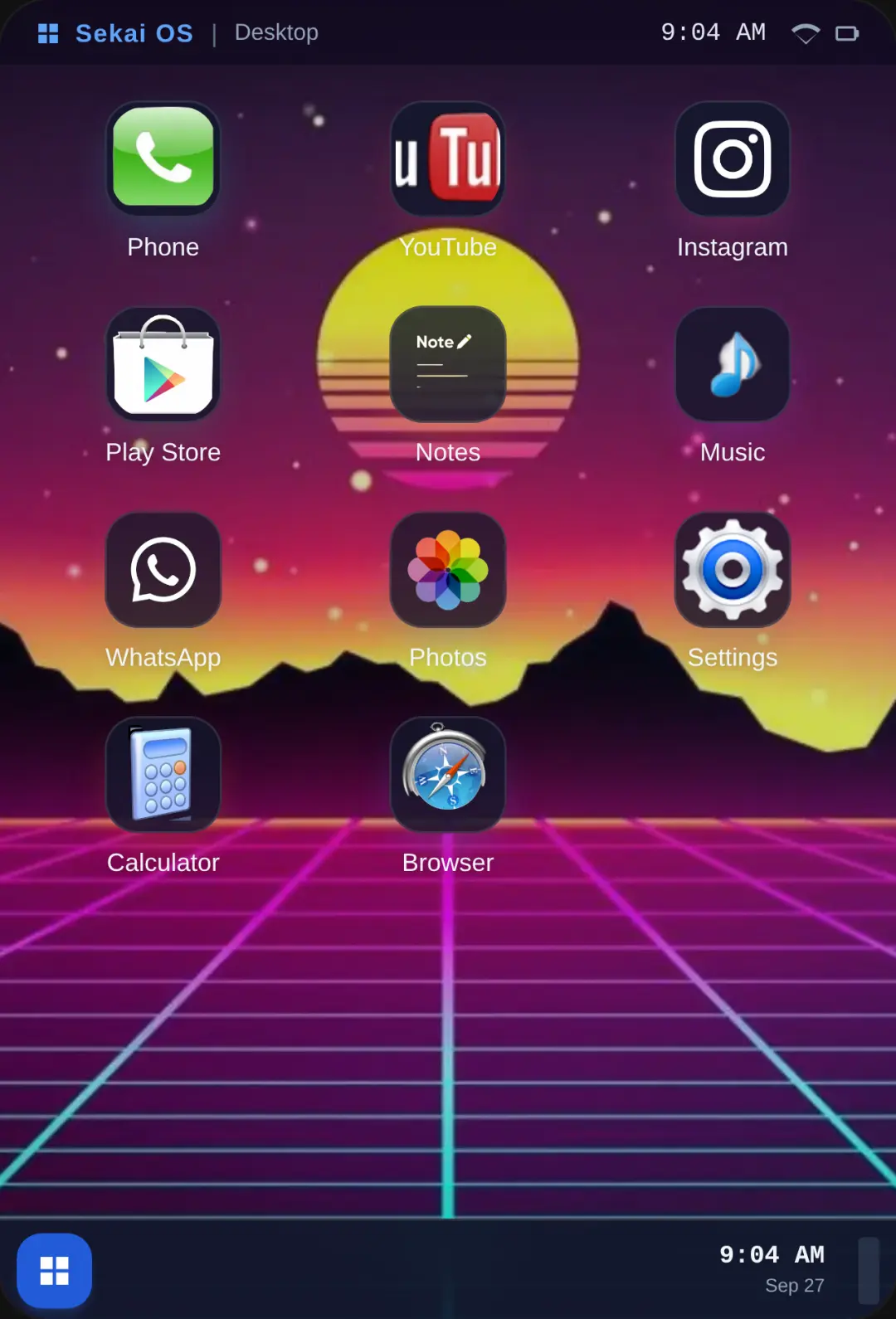 Sekai Desktop OS cover