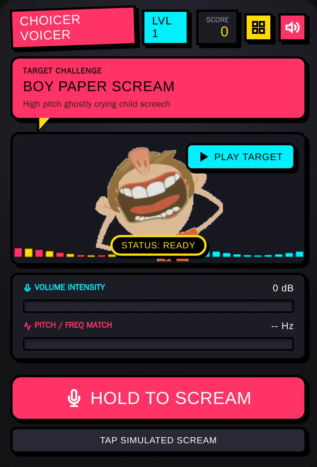 Choicer Voicer: Scream Challenge cover
