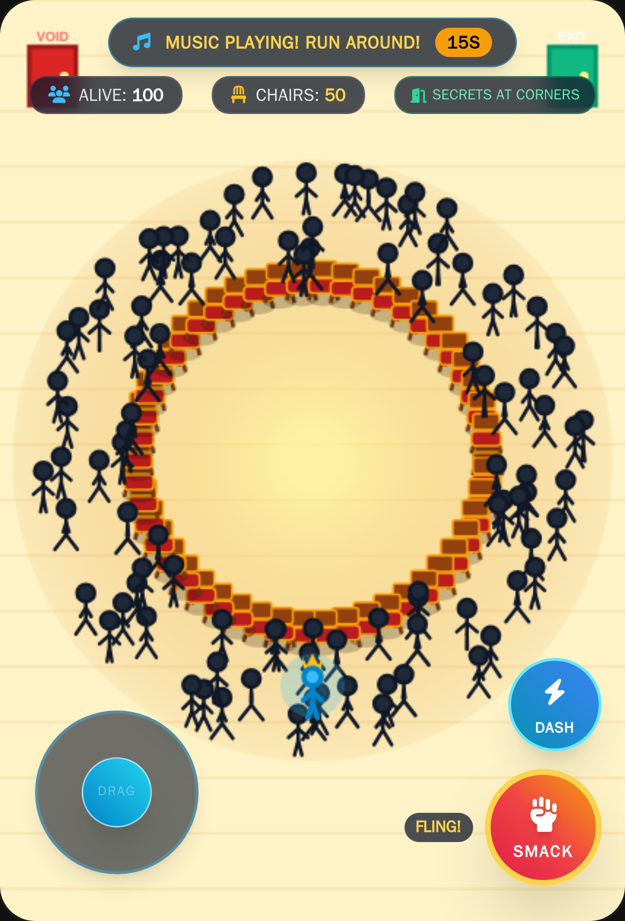 Stickman Chaos Musical Chairs cover