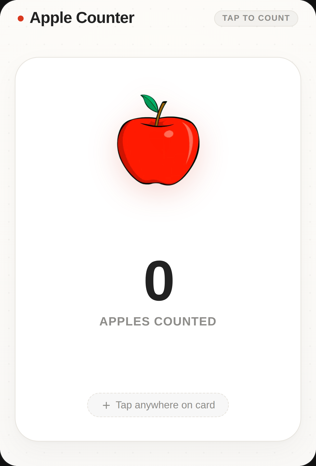 Apple Counter cover